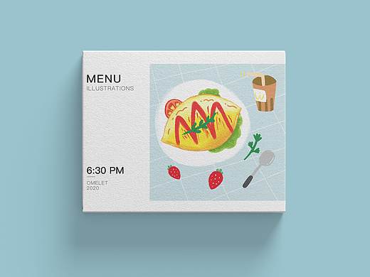 美食插画~