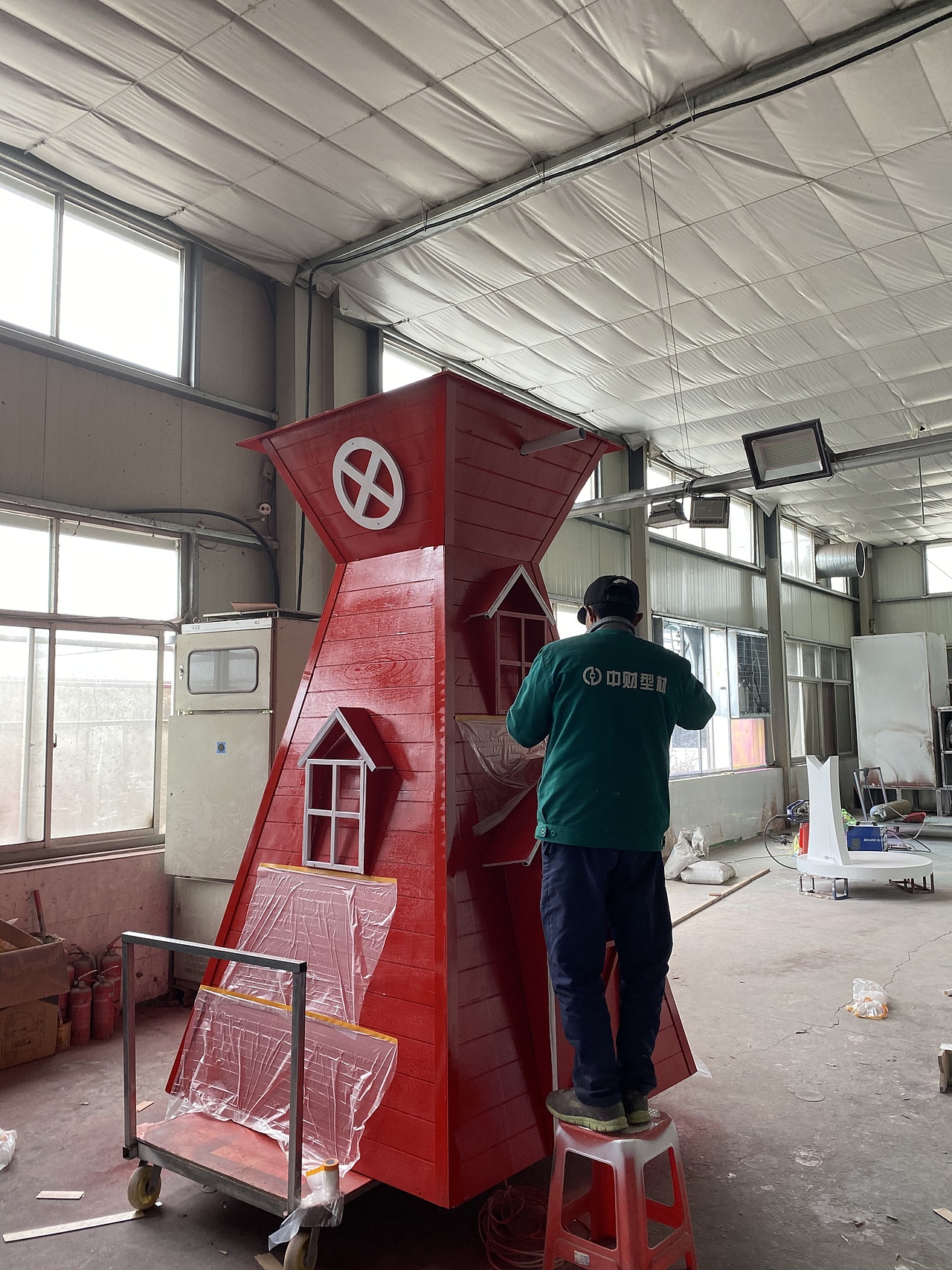 荷兰风车,景观风车制作,蚂蚁美陈