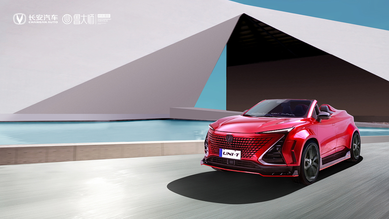 长安unit改装系列x敞篷拍摄汽车作品