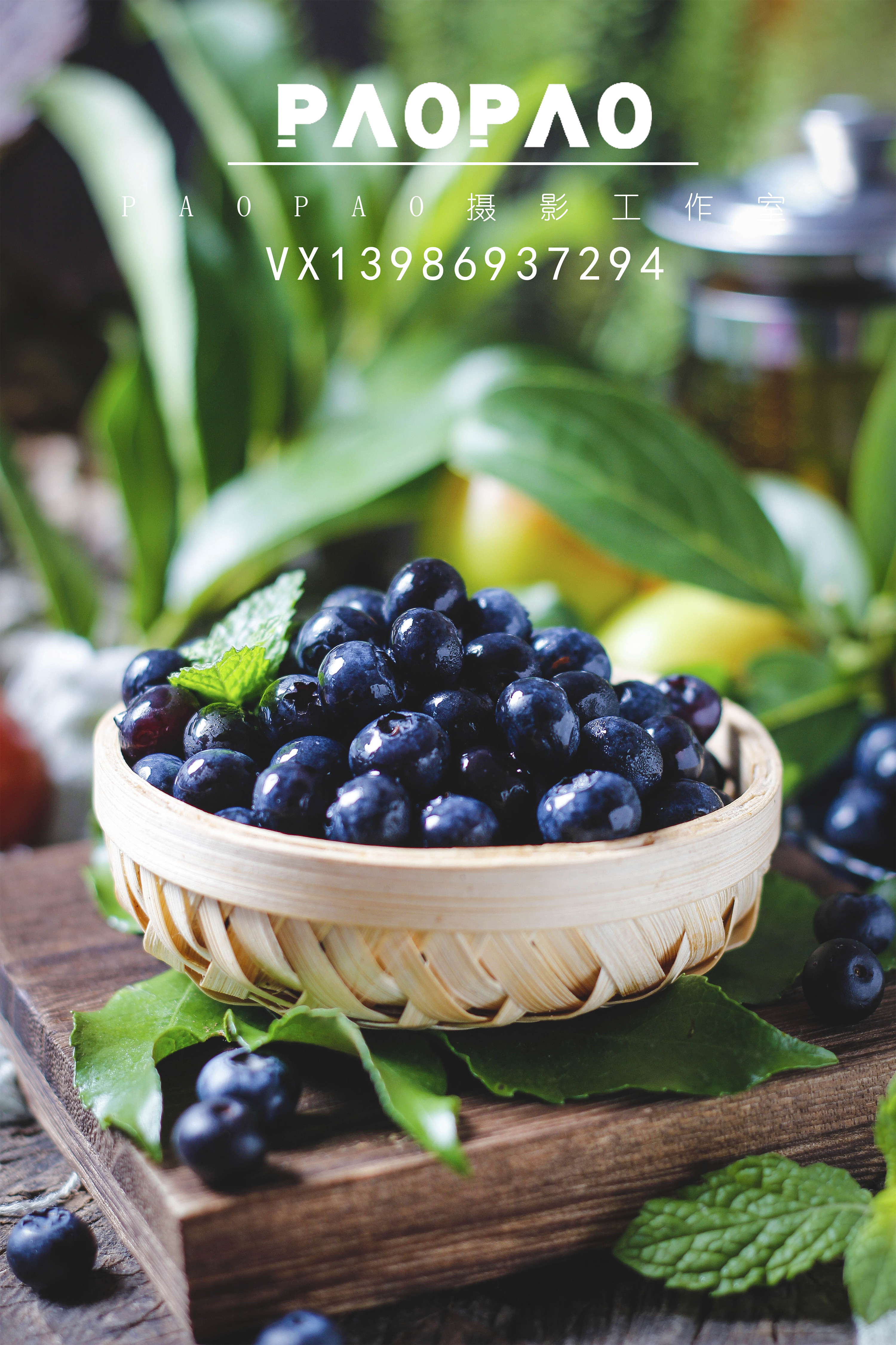 蓝莓花满枝 甜美香如诗|摄影|静物|paopao摄影工作室 - 原创作品
