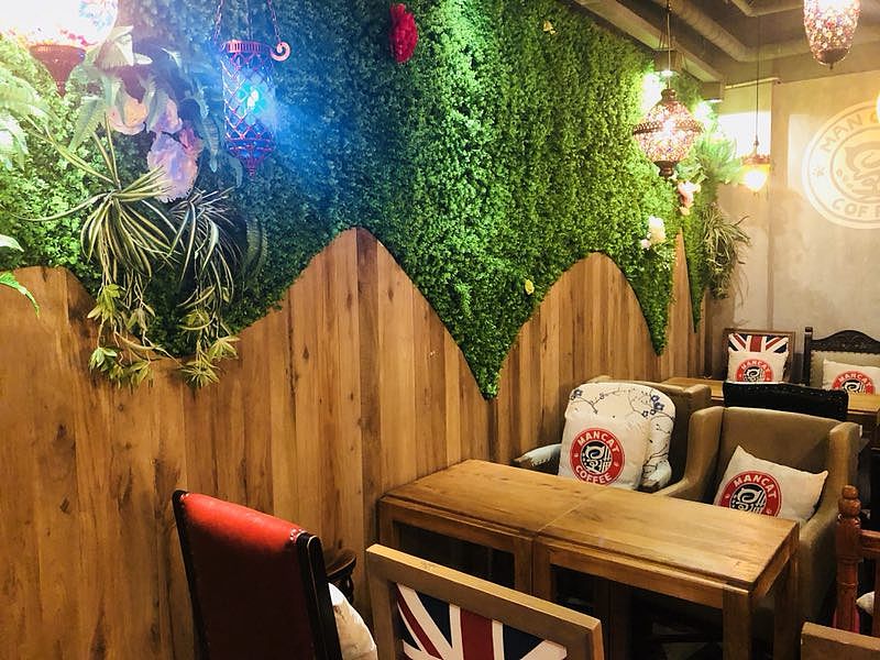 咖啡馆3D原型设计漫猫咖啡