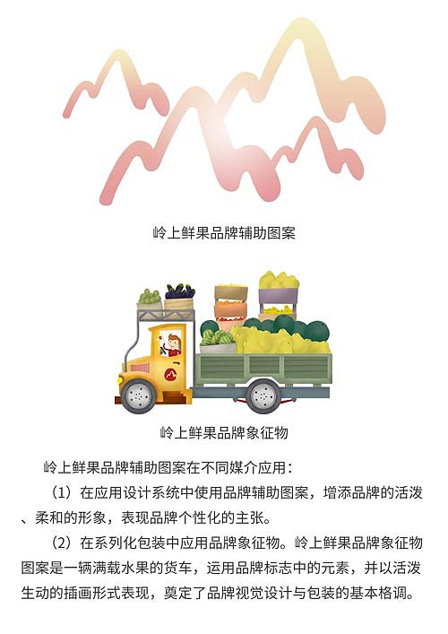 水果品牌应用识别与包装设计：岭上鲜果（图ZNTM5NDI3NDA=） - 包装 - 站酷设计师o0shirley原创素材 - 站酷ZCOOL