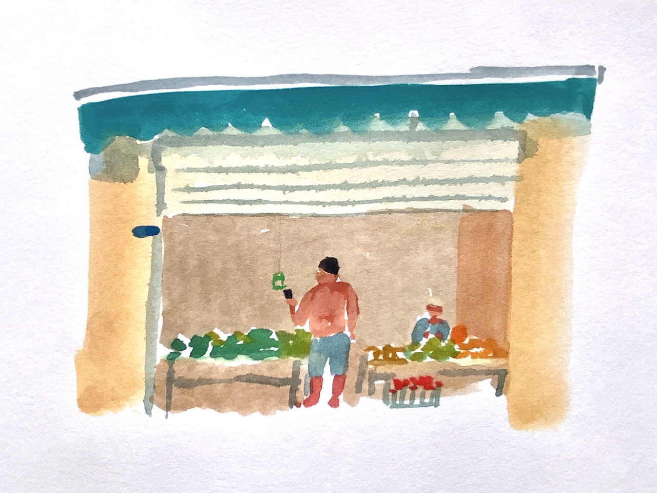 小肥鸡Lia2020水彩速写（图ZMjM4ODkxOTky） - 绘本 - 站酷设计师小肥鸡lia原创素材 - 站酷ZCOOL