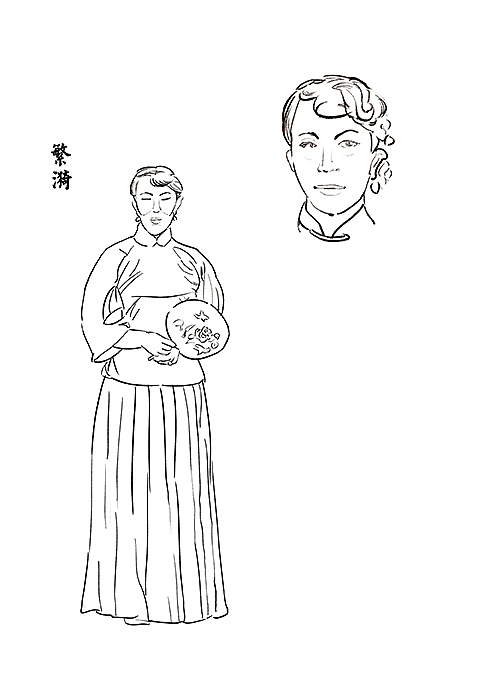 雷雨人物设计草图4张