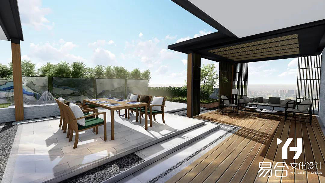 空中别墅(一) | 感知新中式 / 易合设计YHC