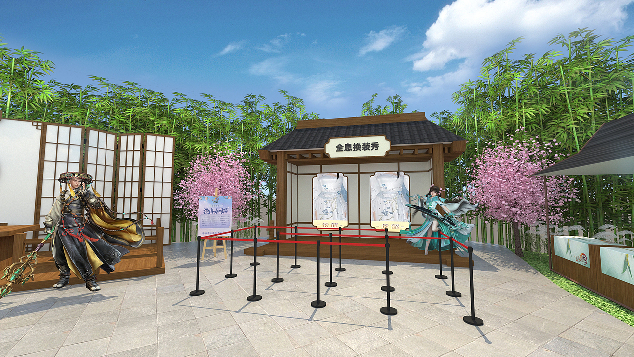 2021剑网三嘉年华（图ZMjg2Mjk4MDI4） - 舞台美术 - 站酷设计师柯博文1086原创素材 - 站酷ZCOOL