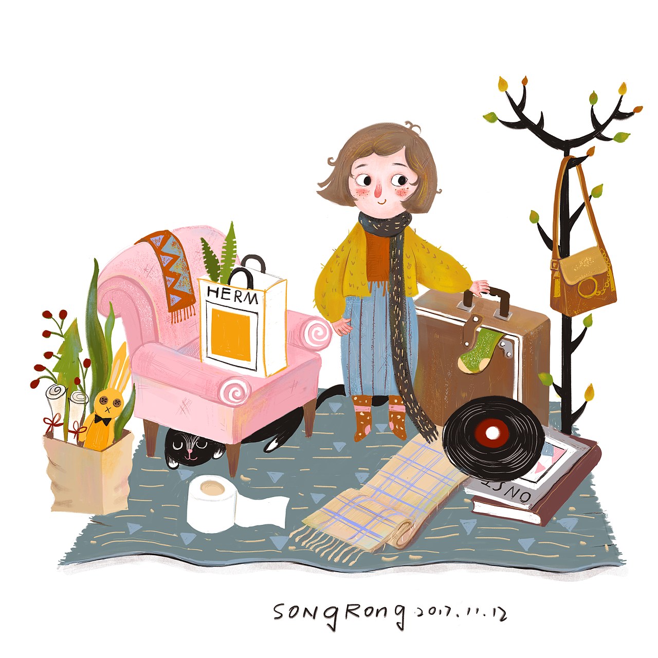 儿童插画 场景插画