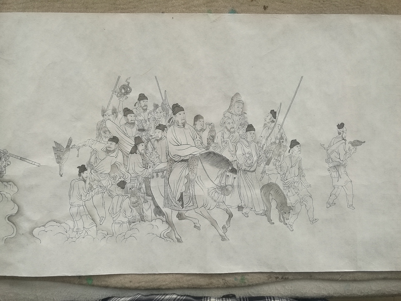 西岳降灵图（图ZMTU5OTYwMDc2） - 绘画 - 站酷设计师三一闲人原创素材 - 站酷ZCOOL