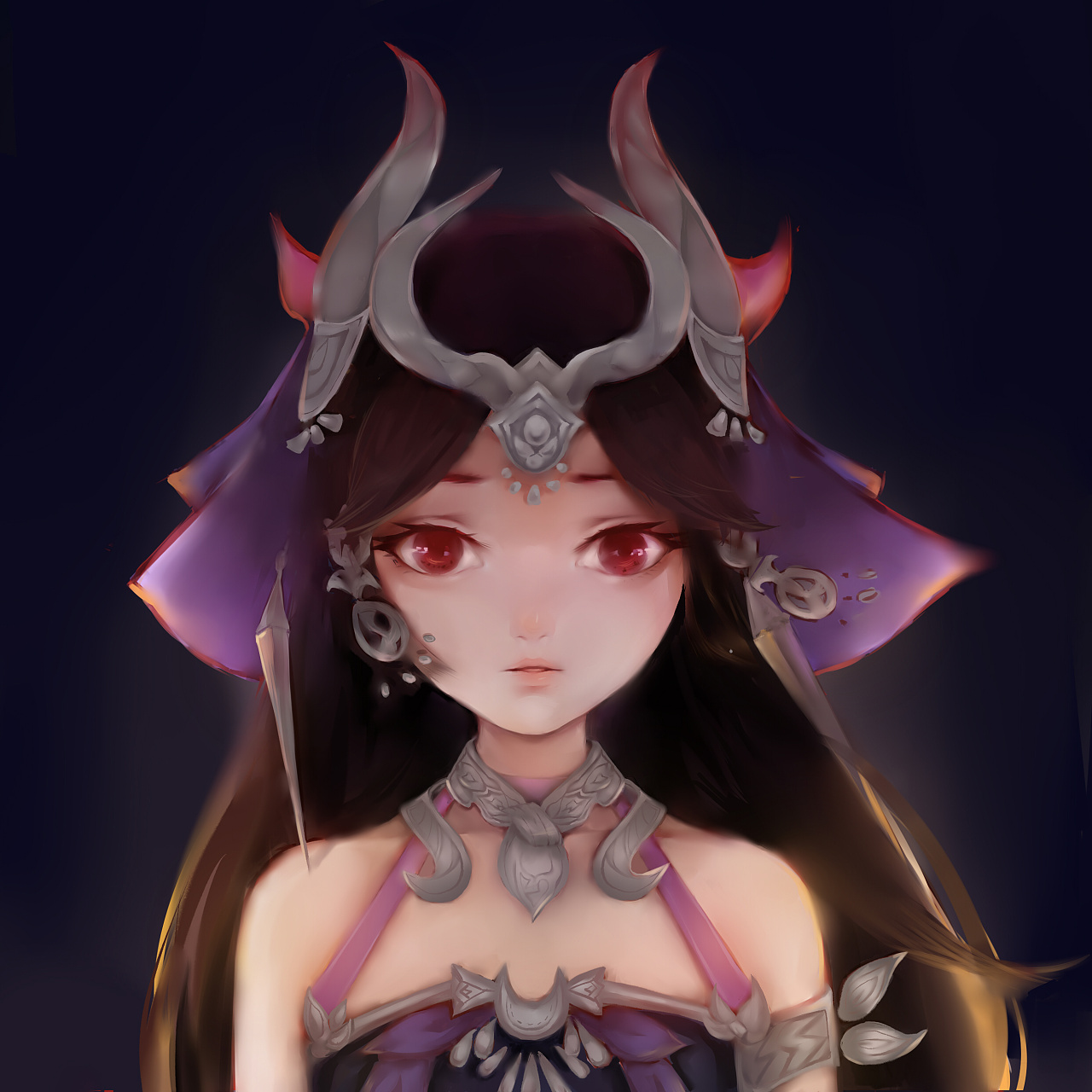 毒萝萝和军太~之前给自己画的微信头像