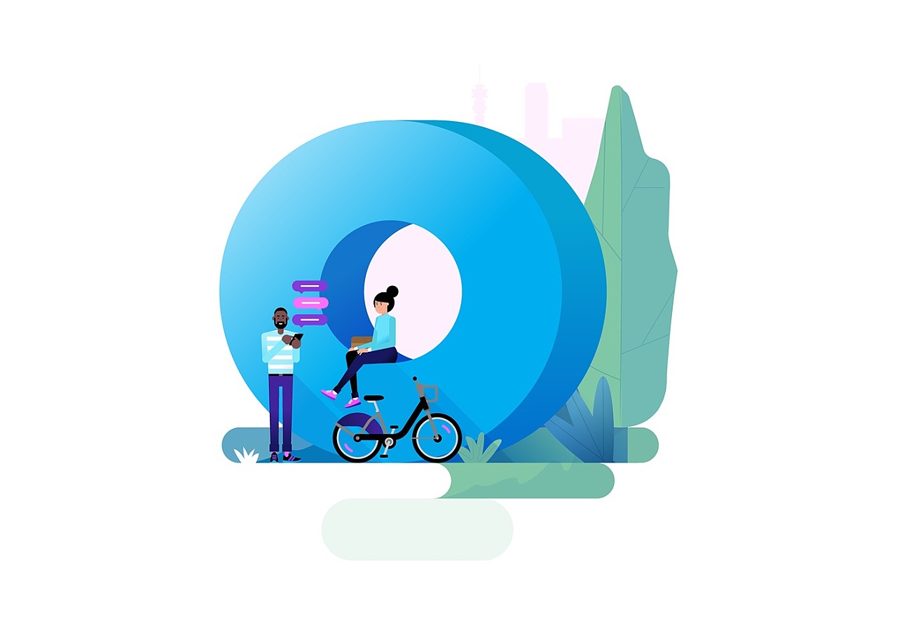 启动页插画设计