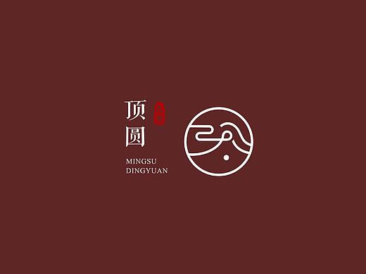 顶圆民宿logo设计