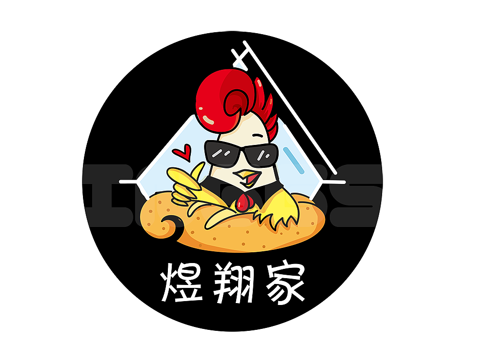 煜翔家面包鸡logo（图ZMjIzMzA1NDQ4） - Logo - 站酷设计师琬莹设计原创素材 - 站酷ZCOOL