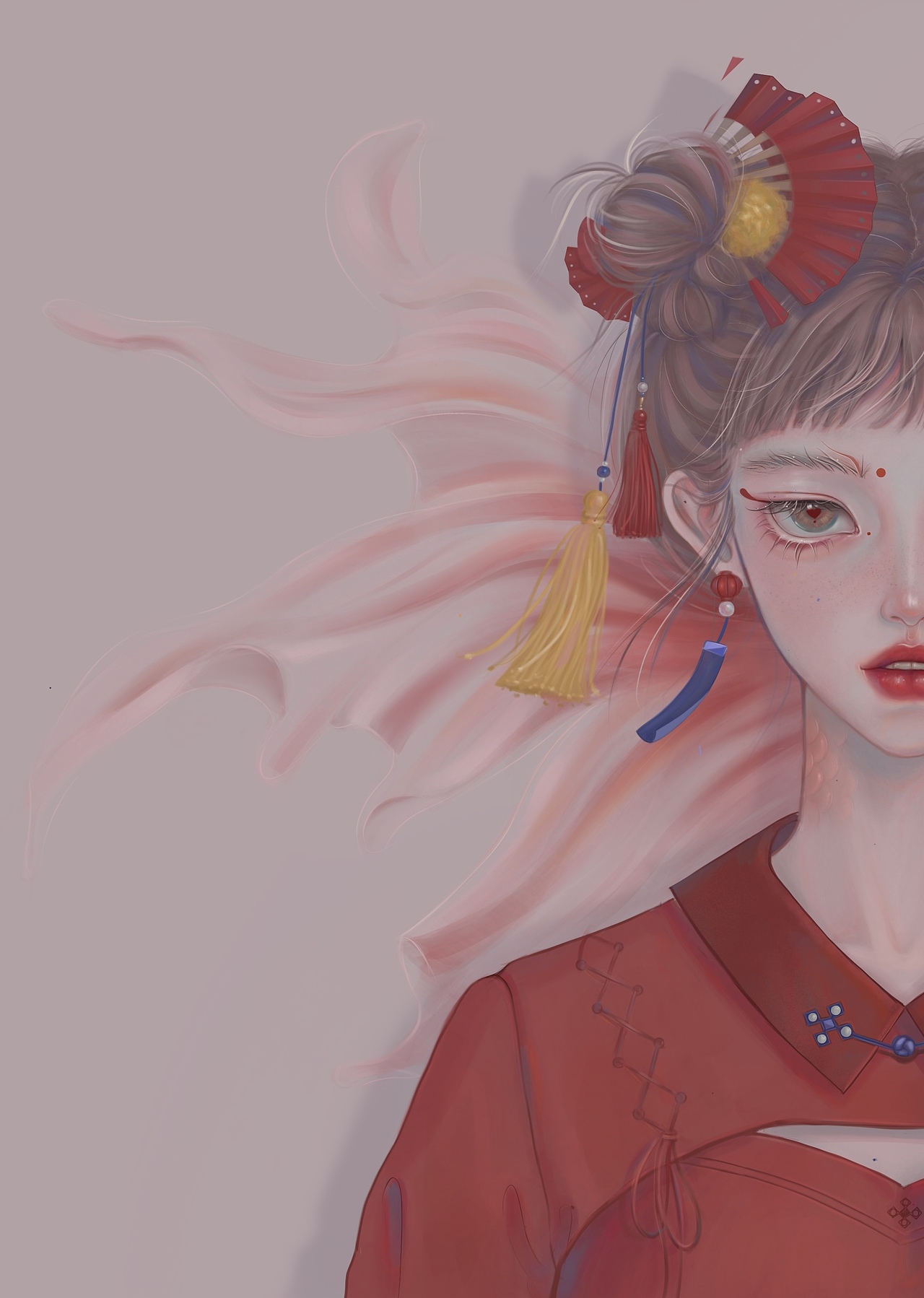 半原创人像插画练习