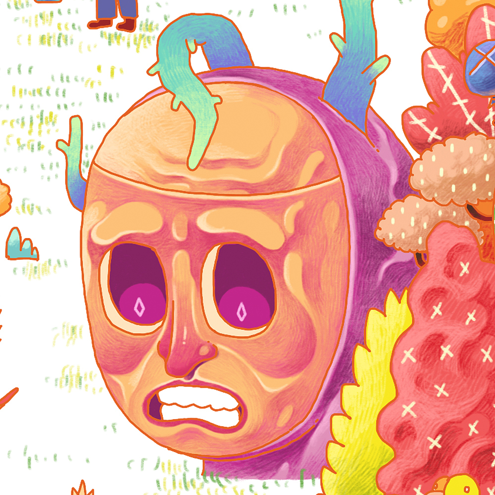 奇怪De森林（图ZMjc5OTI1NzE2） - 商业插画 - 站酷设计师18颗星球原创素材 - 站酷ZCOOL