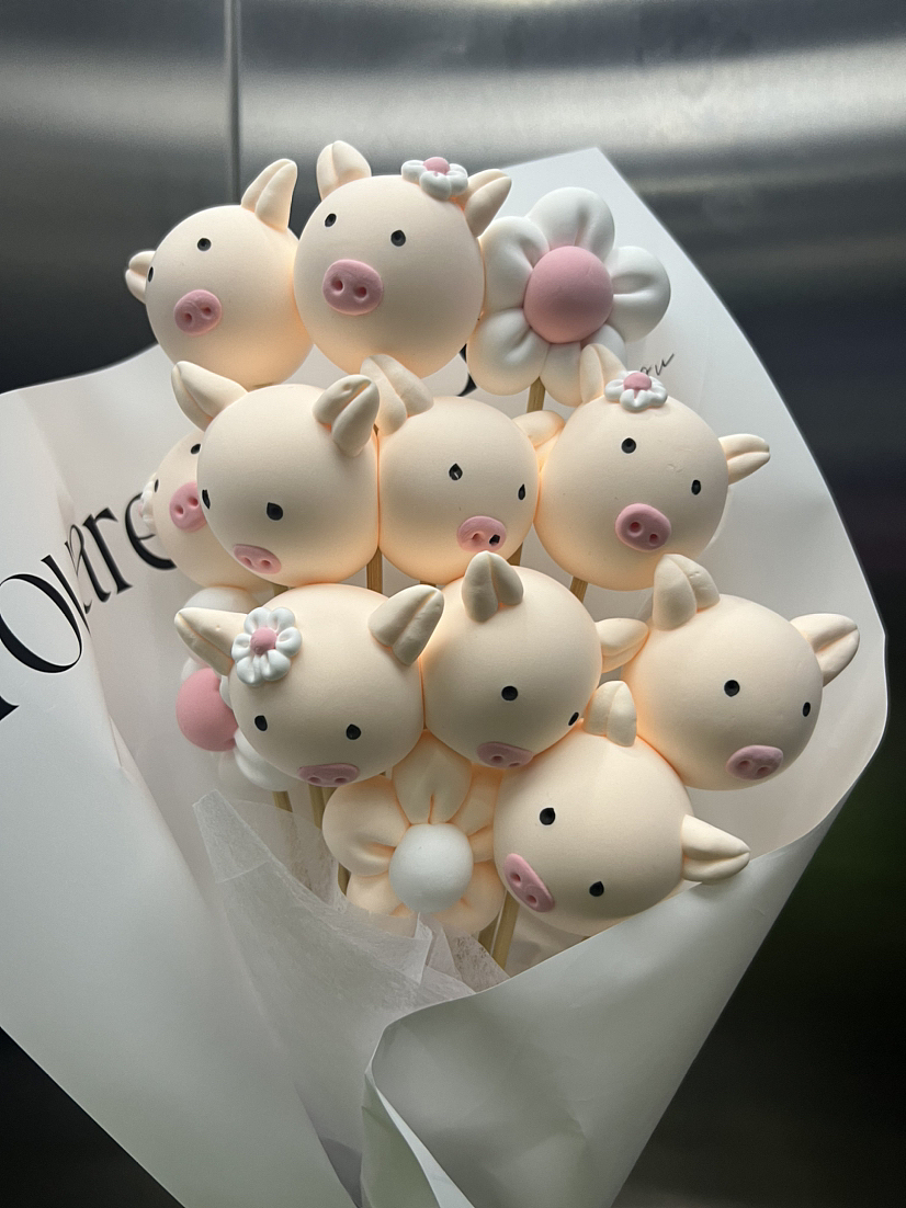 粘土🐷仔花束🌼