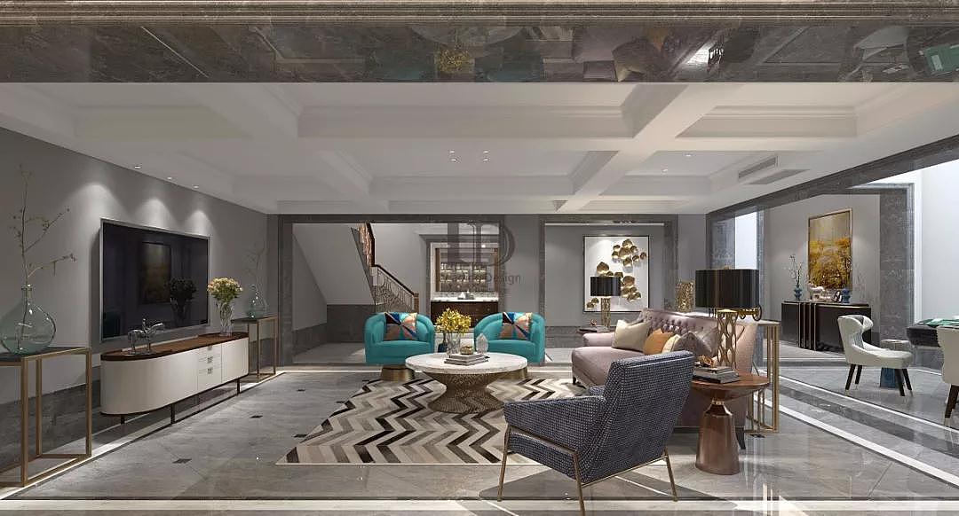 万科颐府别墅装修设计效果图|兄弟装饰高端设计师