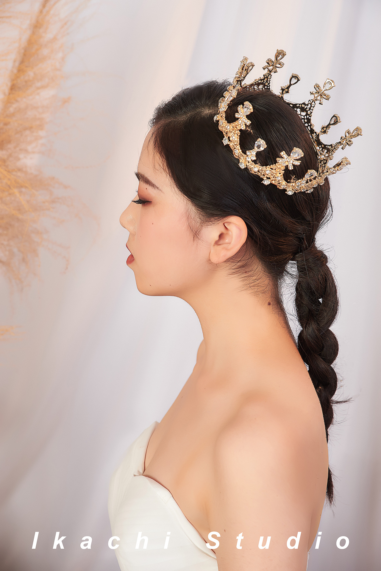日式简约轻婚纱妆容/单人婚纱摄影