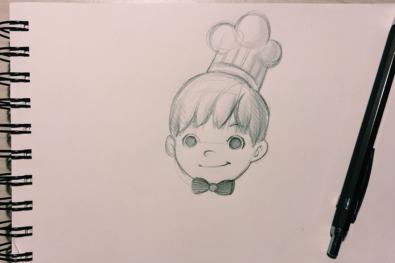 画画之前要先构思来着