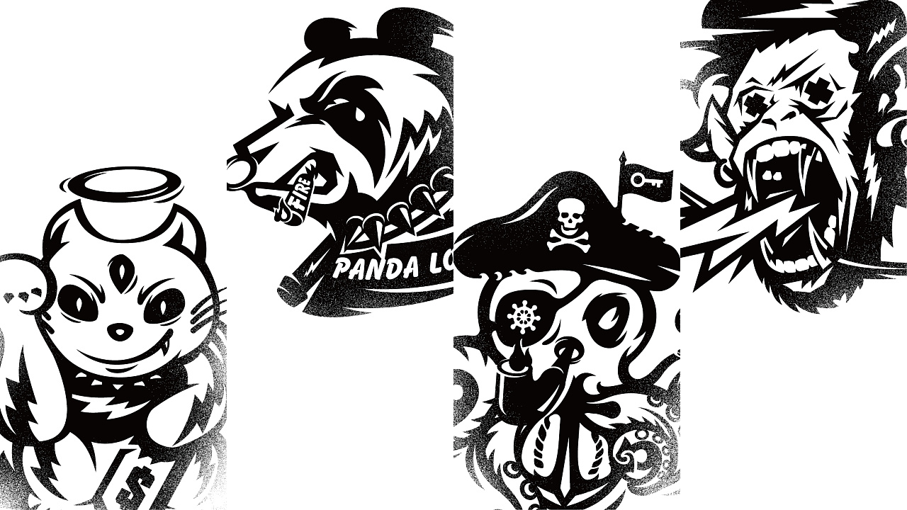 欧米刻潮流水杯品牌logo / 包装 / 插画设计 厦门vi设计