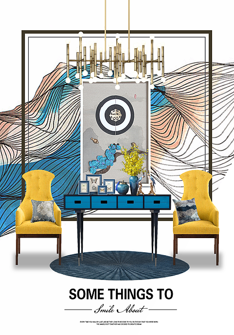 原创作品：实物画；装饰画、效果图、国画、大堂挂画、饰品、摆件、软装配画、室内设计、整体软装、圆框 #（图ZNjk5MDk5MTY=） - 概念设定 - 站酷设计师集恒工艺Fanny原创素材 - 站酷ZCOOL