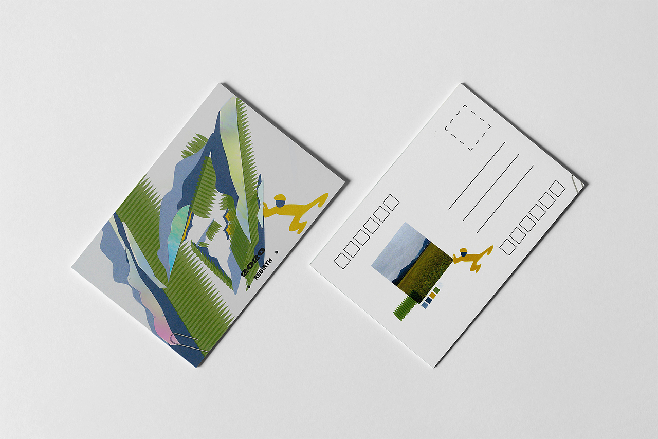 温州楠溪江主题旅游明信片