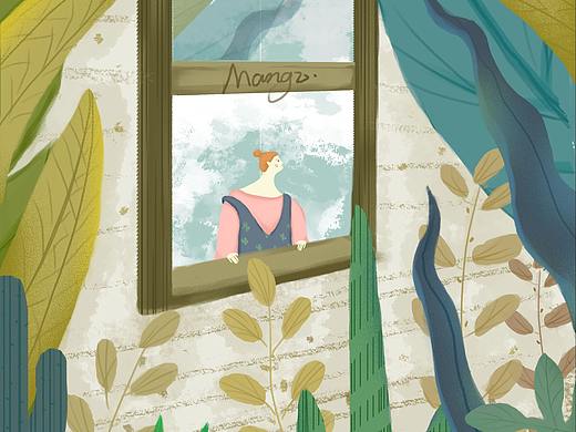 空中植物园？（个人主页-ZMzUzMDczNjg=） - 儿童插画 - 站酷设计师Mango1219原创素材 - 站酷ZCOOL