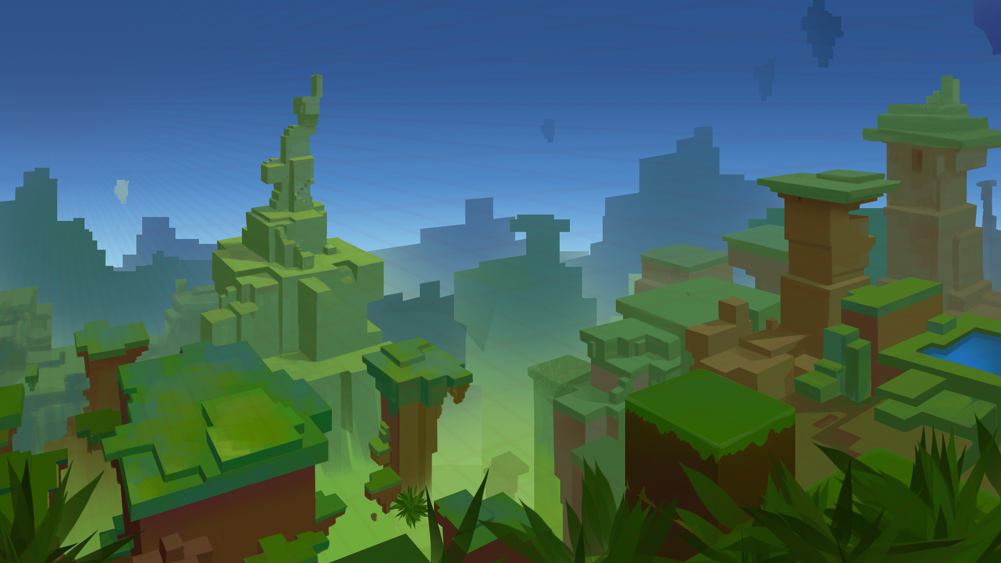 q版小游戏场景宣传原画