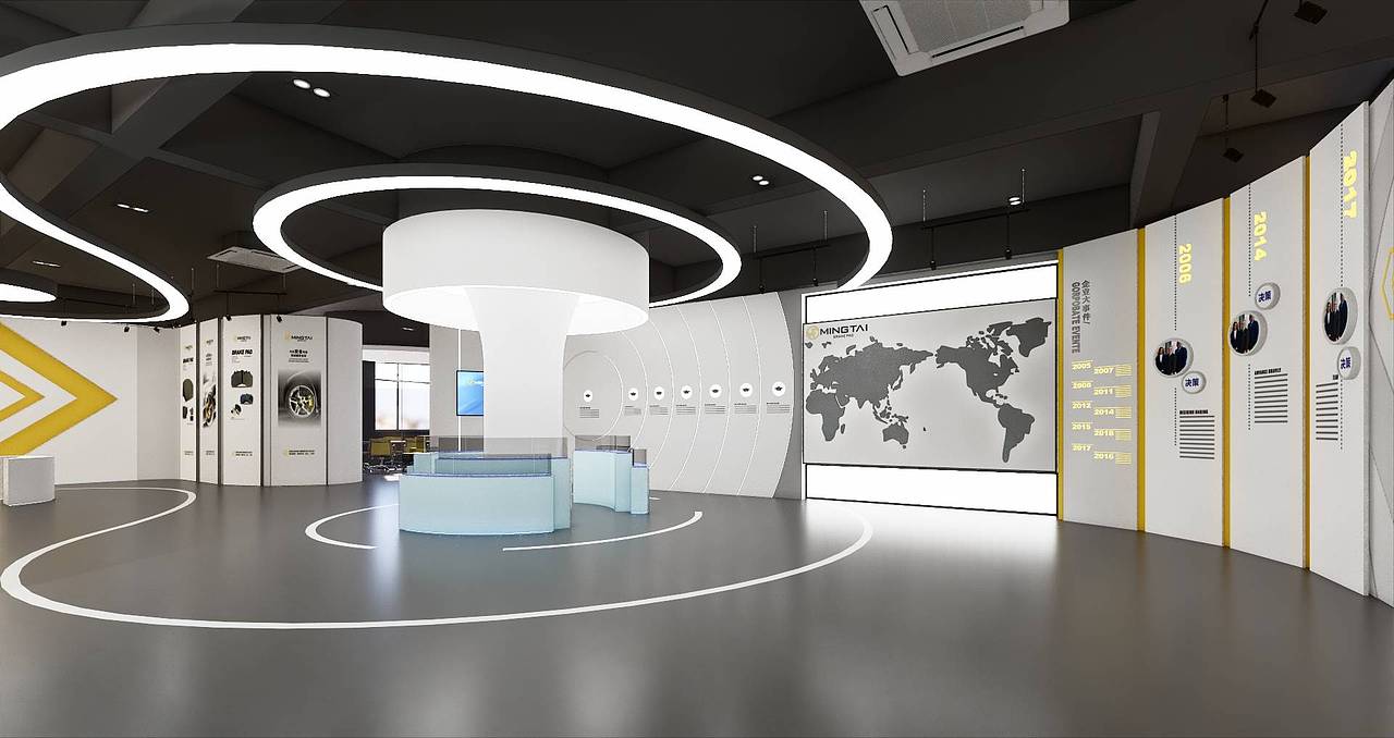浙江融社装饰经典案例--铭泰汽配办公楼展厅
