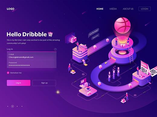 2020-Dribbble作品集