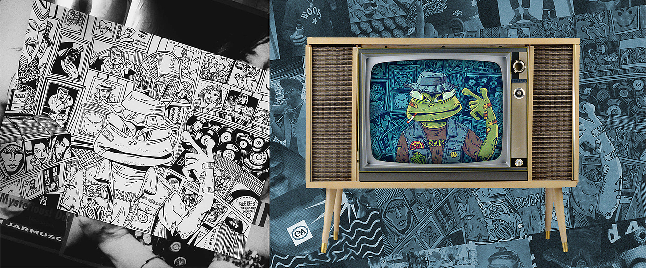 发条青蛙（图ZMTExMDI1MzU2） - 图案 - 站酷设计师胡彪原创素材 - 站酷ZCOOL