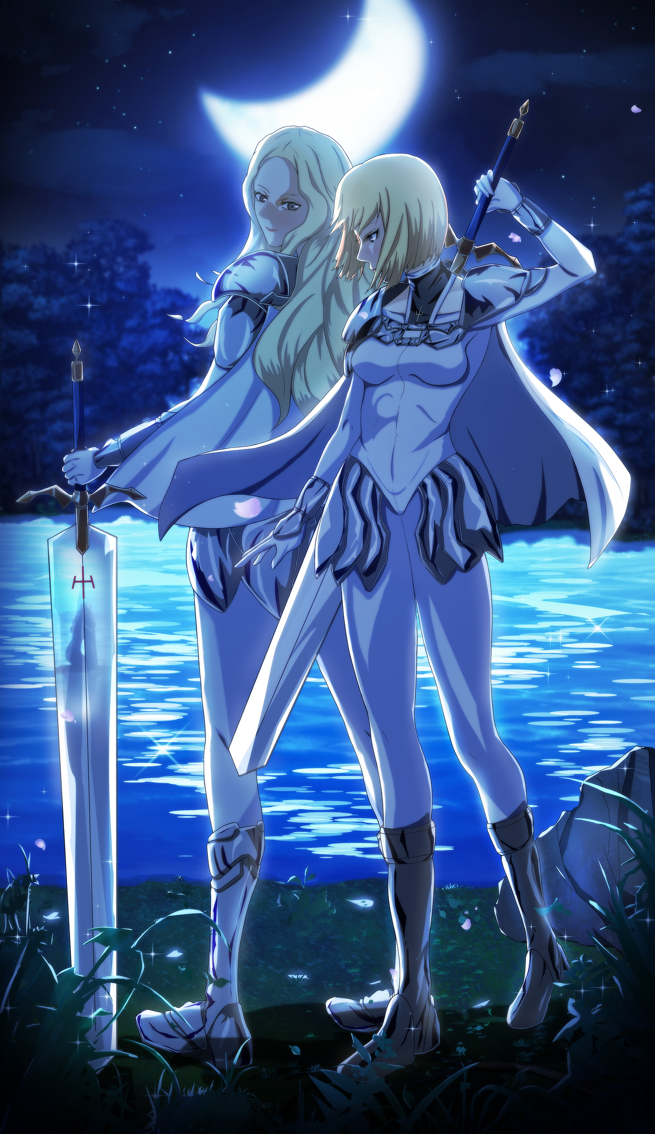 【大剑】（Claymore）：特蕾莎与克蕾雅（图ZMjgyODczNzIw） - 单幅漫画 - 站酷设计师YAn映原创素材 - 站酷ZCOOL