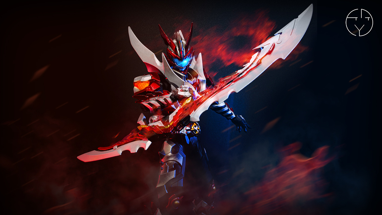 铠甲勇士模型特效摄影