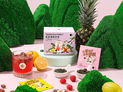 茶小壶|全家福组合茶拍摄|茶饮拍摄