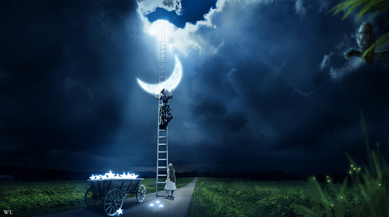 摘下星星送给你摘下月亮送给你