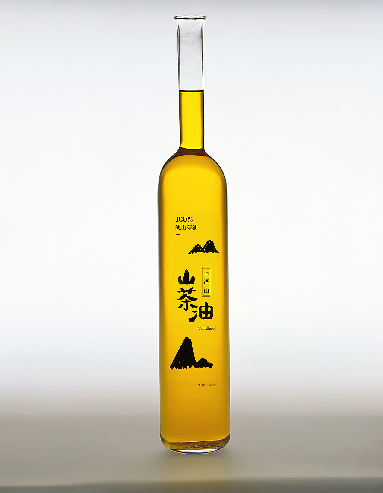 上洛山·山茶油 品牌字体设计+包装设计