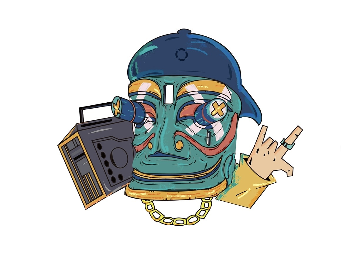 三星堆文创插画