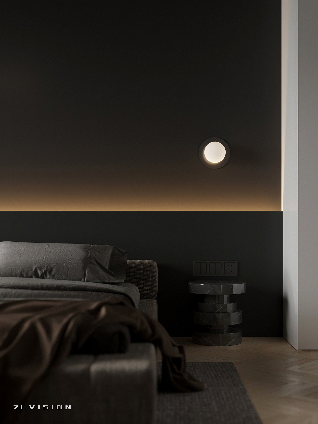 现代风卧室表现