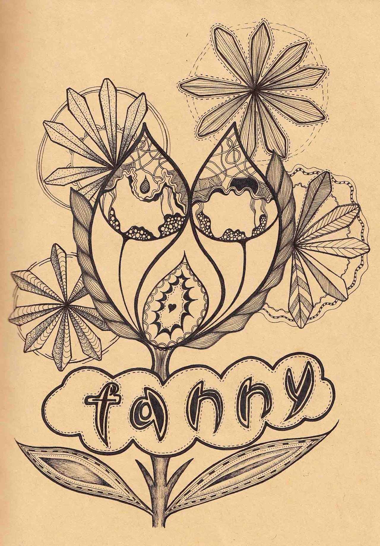 牛皮纸涂鸦日记