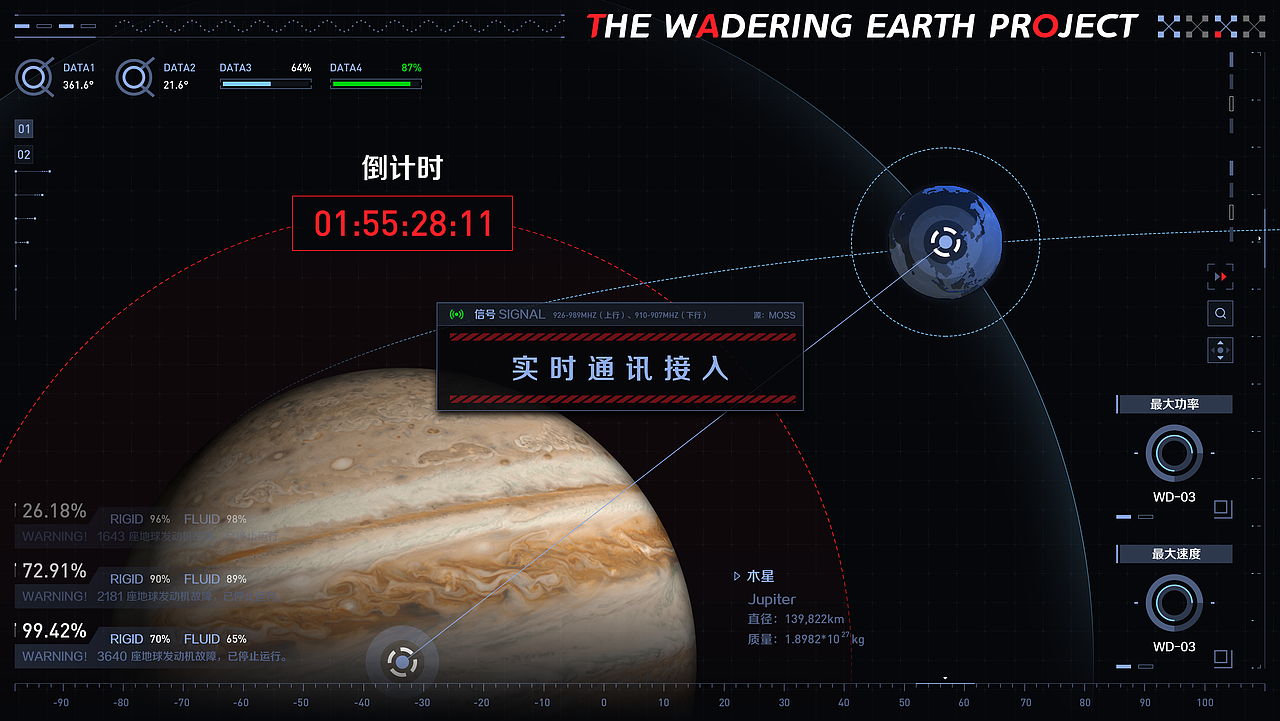 中文FUI-流浪地球（图ZMjg5Nzc4MDg0） - 其他UI - 站酷设计师桃子_Design原创素材 - 站酷ZCOOL