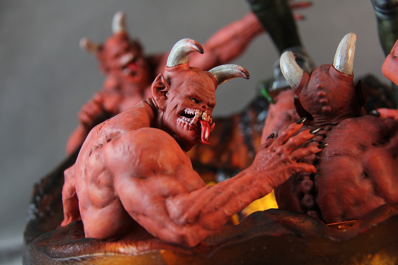 《DOOM》游戏插画立体化场景 First 4 Figures 品牌产品打样（图ZMjM4MDk1ODg=） - 手办/模玩 - 站酷设计师煜恒KENG原创素材 - 站酷ZCOOL