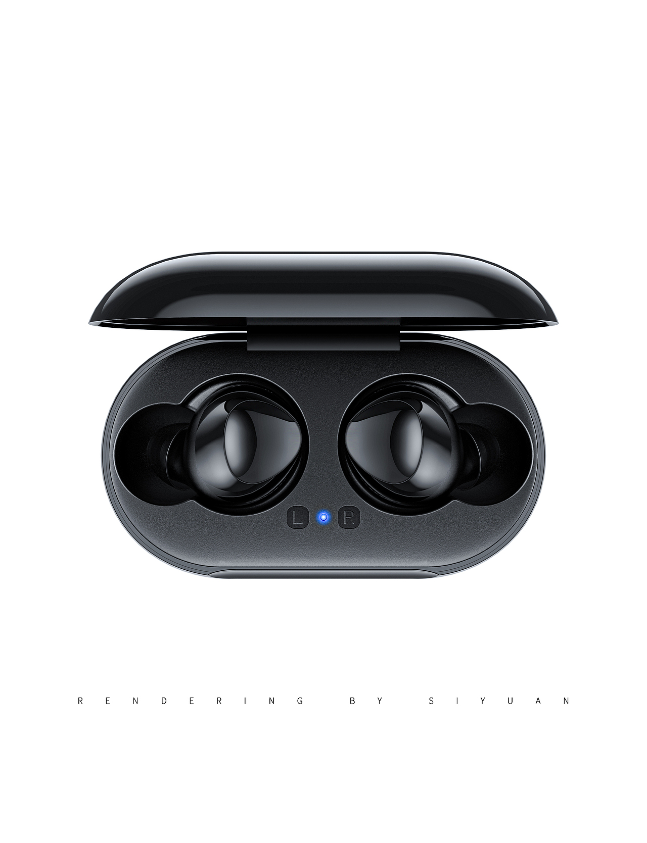 【产品渲染-Galaxy Buds Por蓝牙耳机】（图ZMjk1OTAwMjky） - 产品 - 站酷设计师思远_Design原创素材 - 站酷ZCOOL