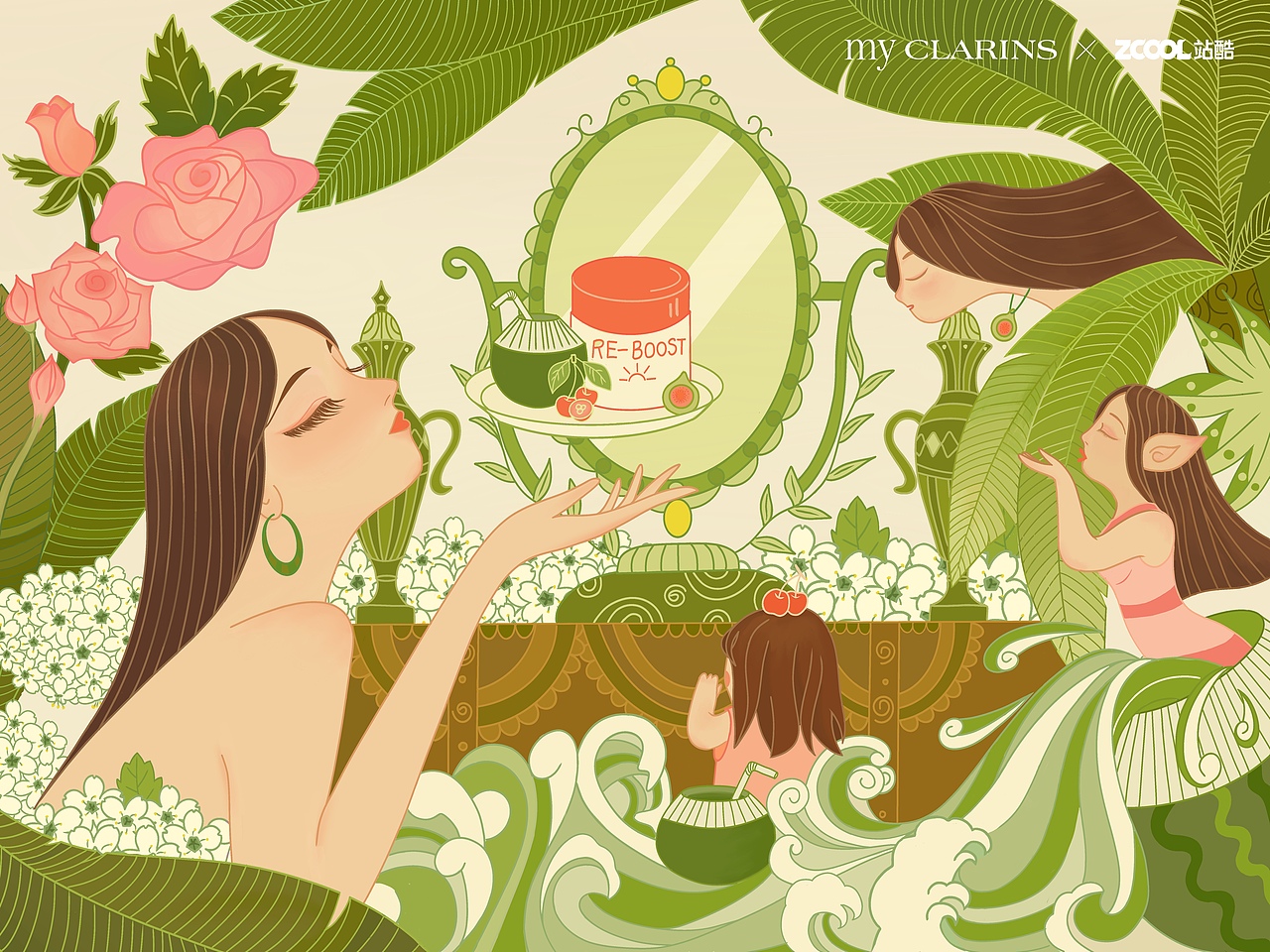 #my CLARINS 寻找天然好食肌#美肌茶话会