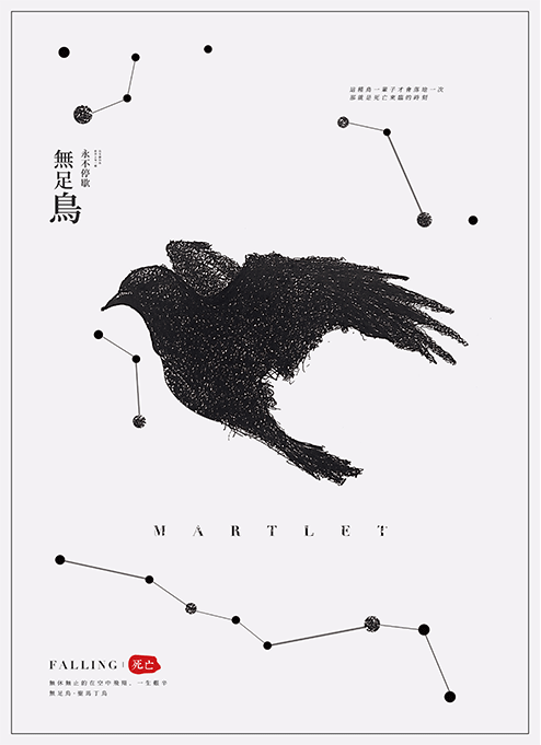 无足鸟与无翼鸟/创意海报