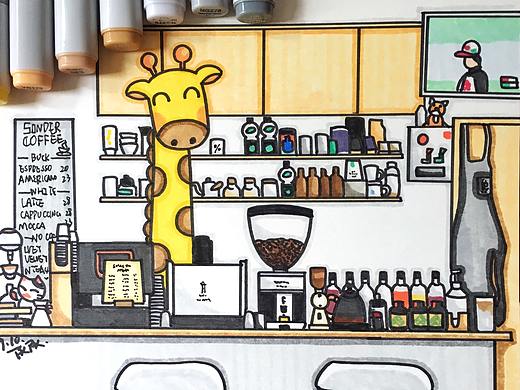 手绘咖啡厅：Sonder Coffee