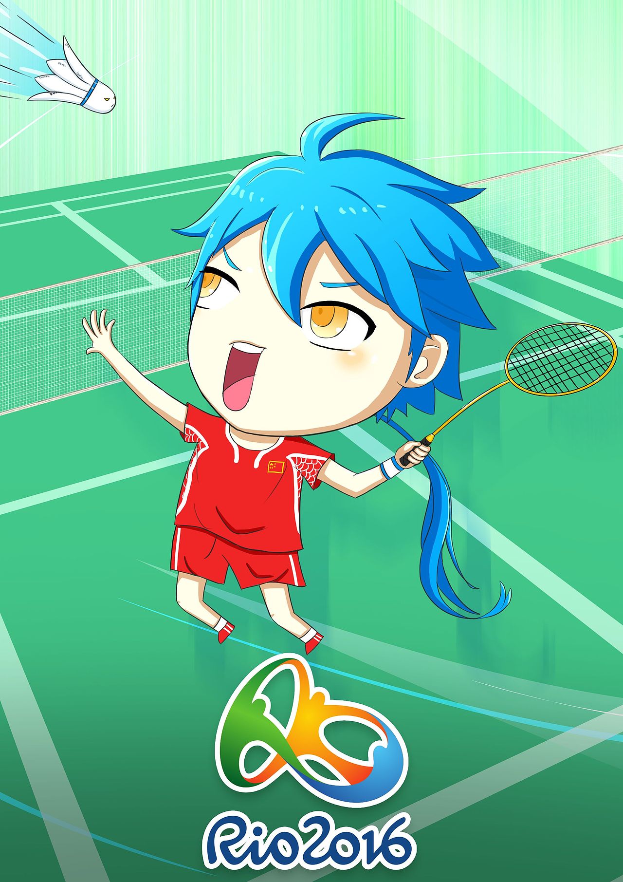 羽毛球|动漫|单幅漫画|雪鹰领主漫画_原创作品-站酷(zcool)