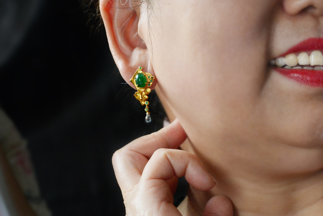 设计师作品|暗涌耳环