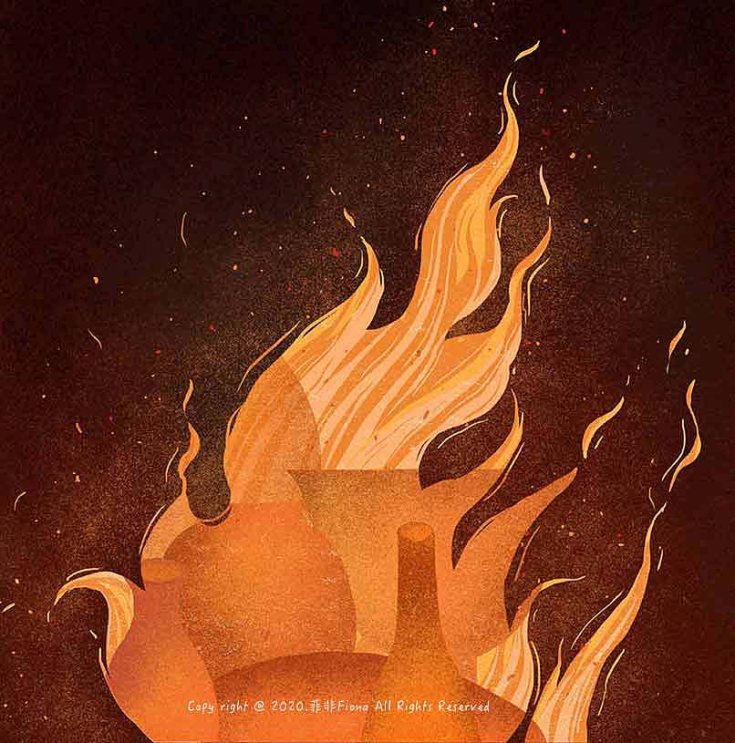 一组中国风插画（二）（图ZMjAzNTI3NTA4） - 商业插画 - 站酷设计师菲非Fiona原创素材 - 站酷ZCOOL