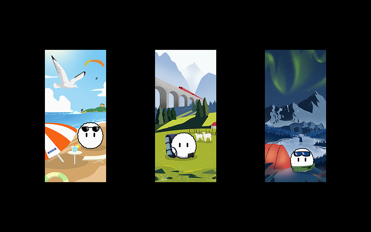 雪球君IP创意海报（图ZMjg1ODYyOTUy） - 海报 - 站酷设计师基尼史密斯原创素材 - 站酷ZCOOL