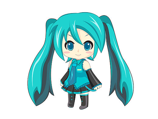 初音未来 AI插画