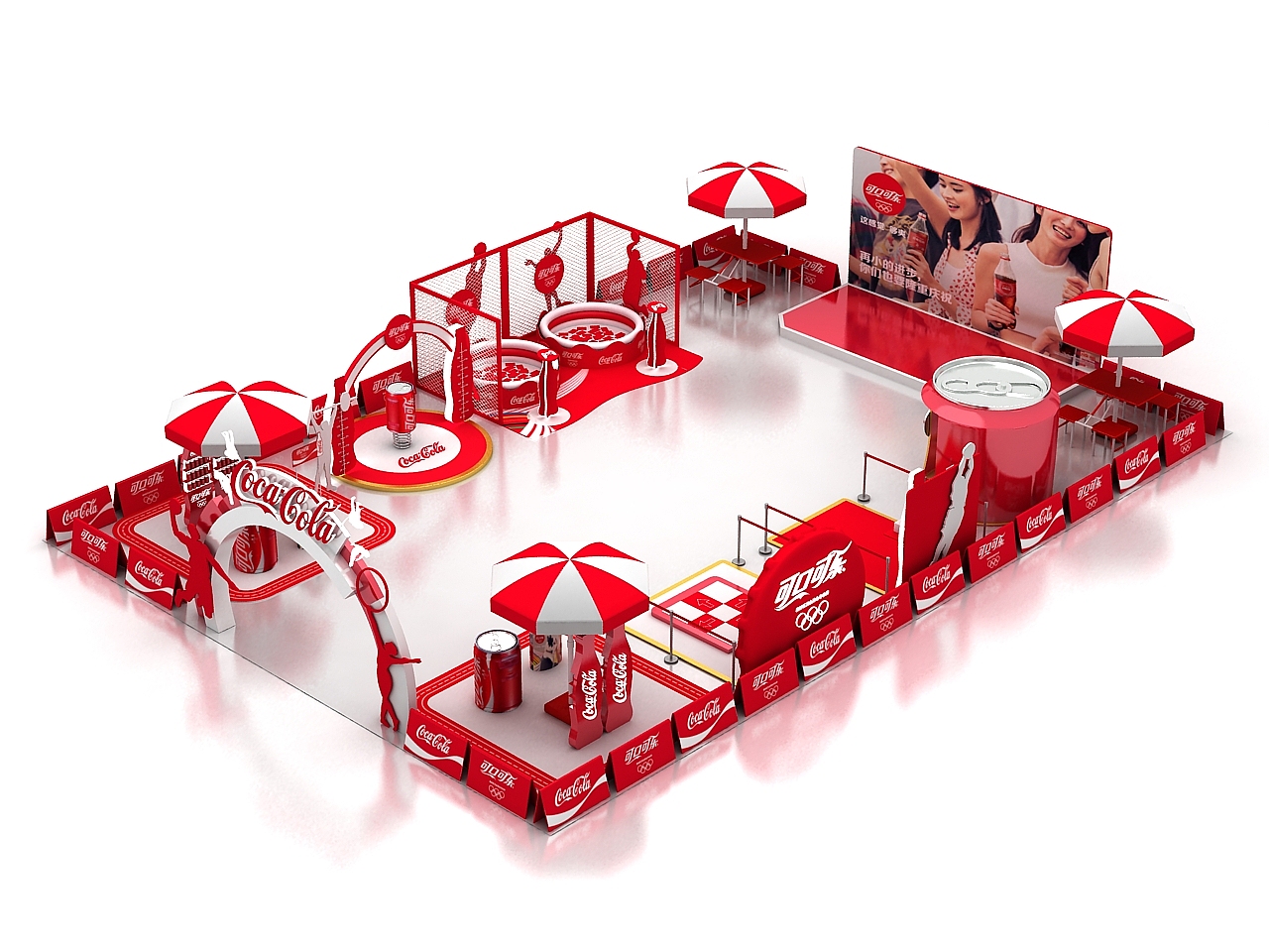 可口可乐户外活动（图ZNTMxNjEyNzI=） - 其他三维 - 站酷设计师xiyue4000原创素材 - 站酷ZCOOL